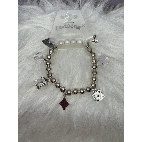 Codeena Poker Dice Charm Bracelet - Picture 3 of 5